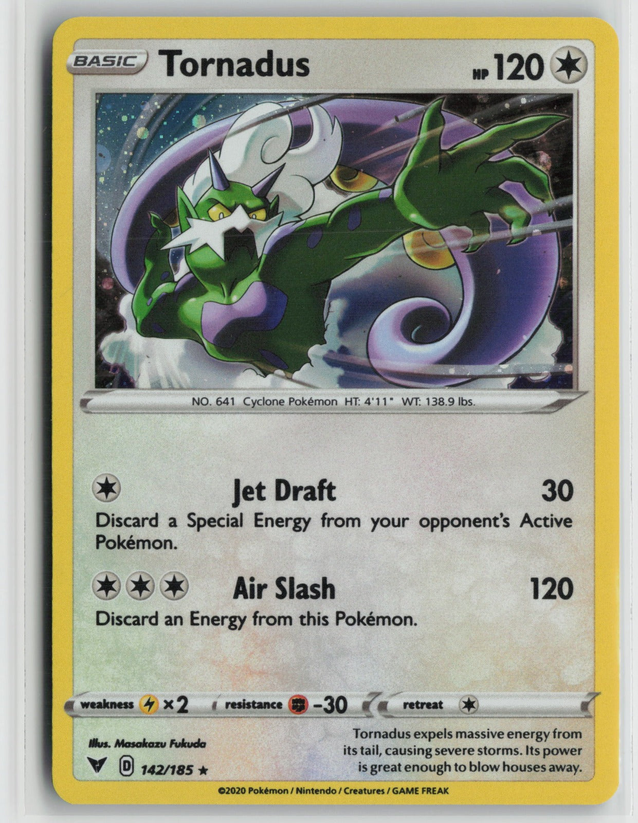 Tornadus - (Cosmos Holo) Promo Holo BLE 142/185 NM