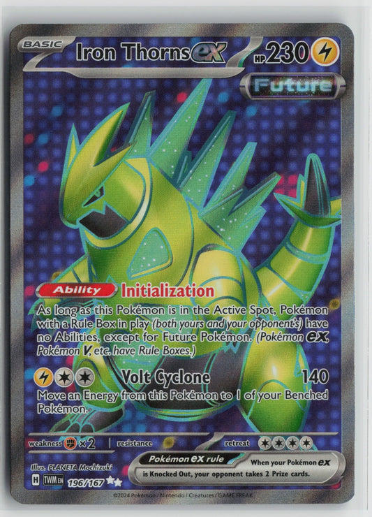 Iron Thorns ex - Ultra Rare Holo TWM 196/167 NM