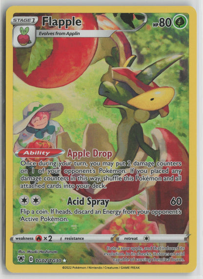 Flapple Ultra Rare Holo SWSH10:TG TG02/TG30 NM