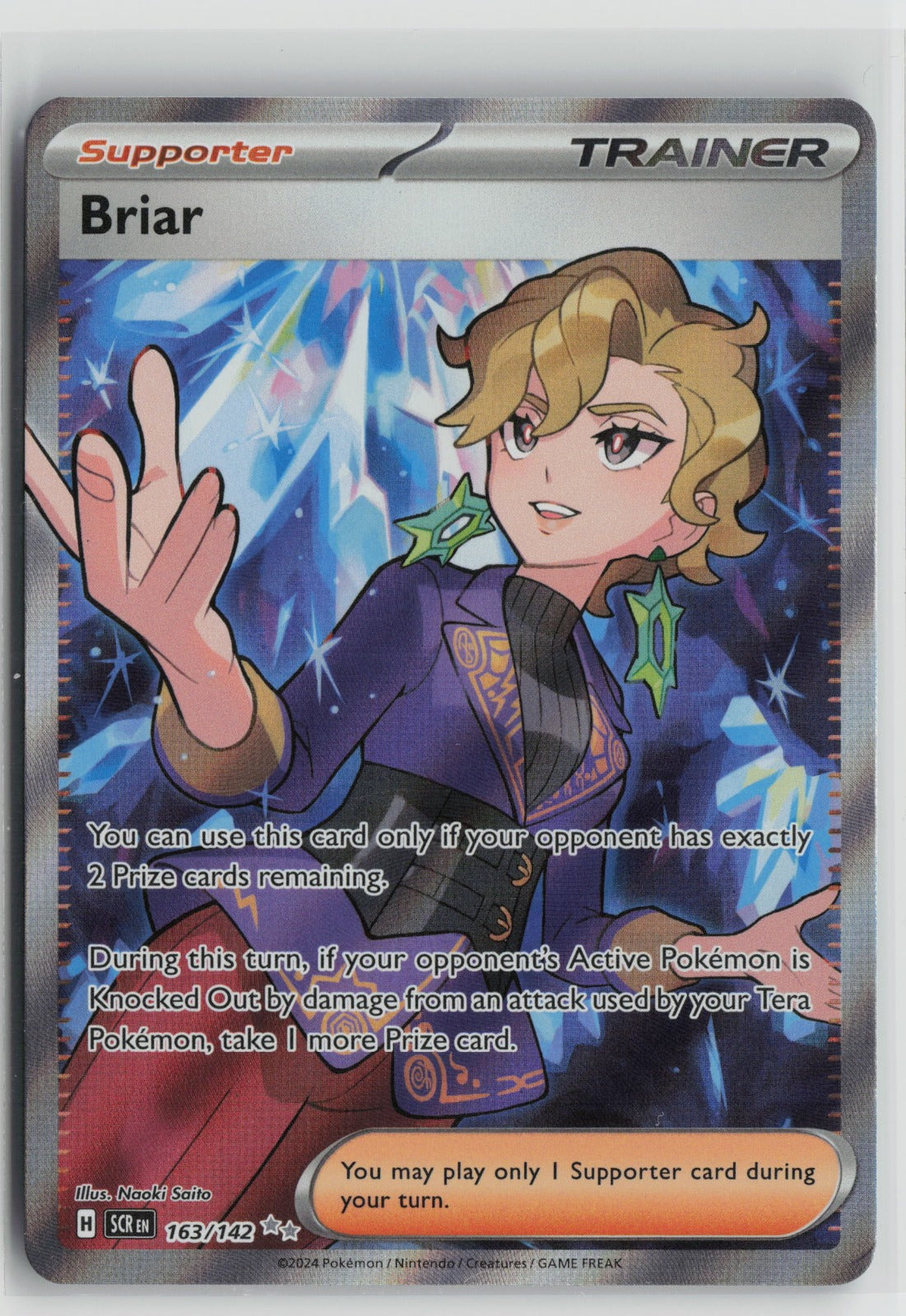 Briar - Ultra Rare Holo SCR 163/142 NM
