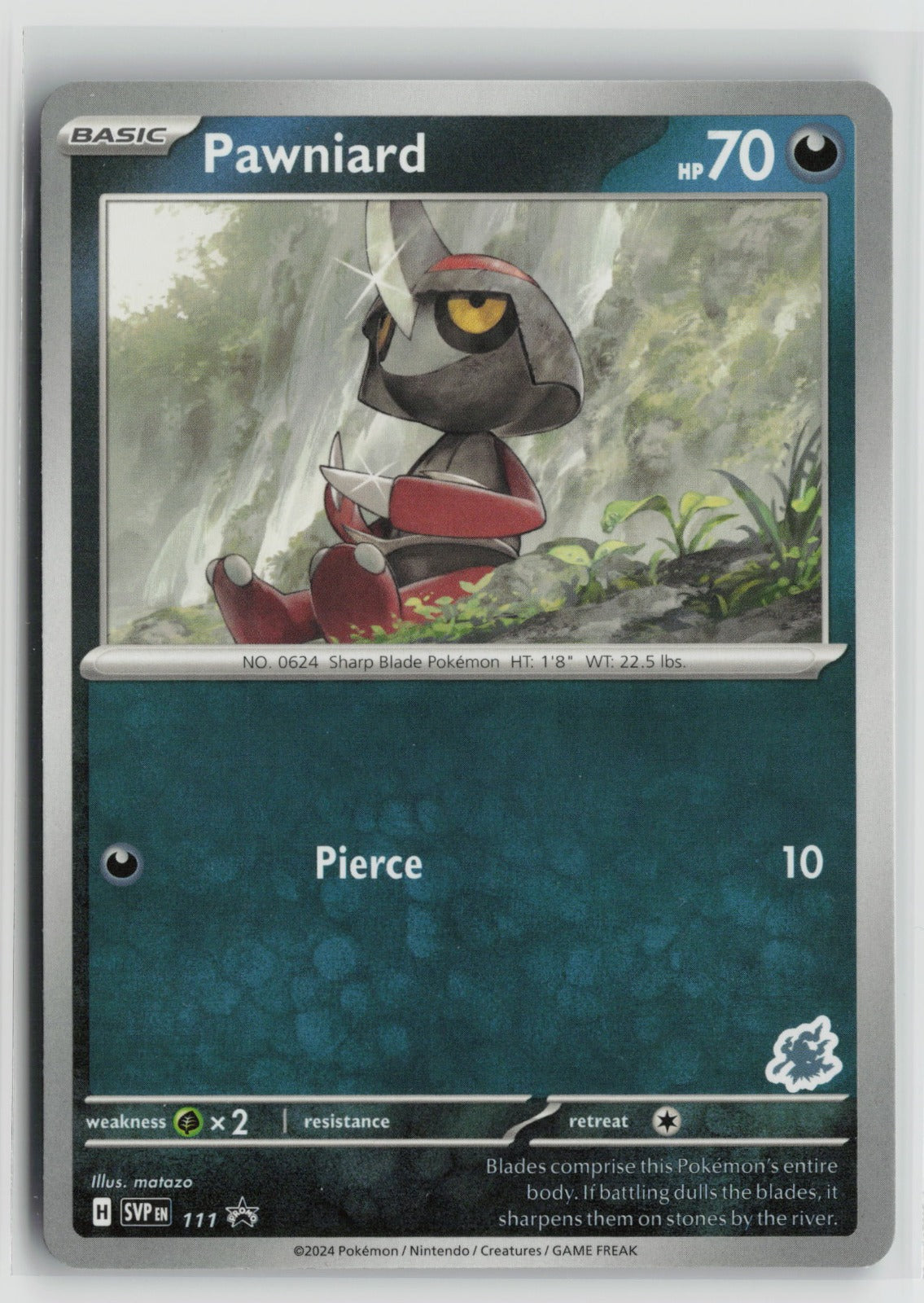 Pawniard - Darkrai Deck Promo BA24 111 NM