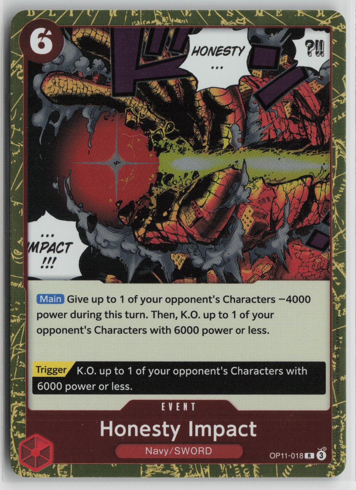 Honesty Impact R Foil OP11 OP11-018 NM