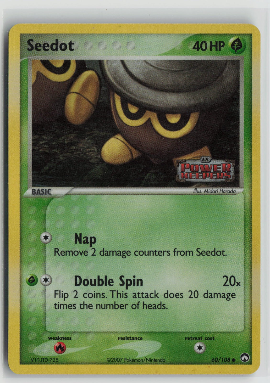Seedot Common Reverse Holo PK 60/108 MP