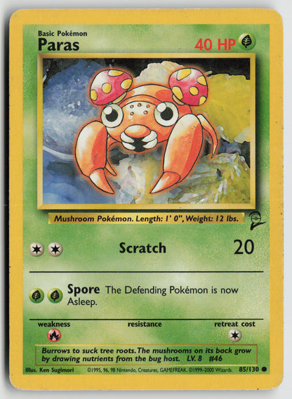 Paras Common Base Set 2 085/130 HP