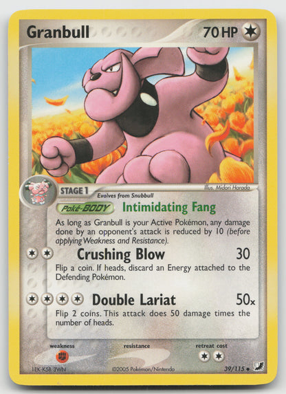 Granbull Uncommon Unseen Forces 39/115 LP
