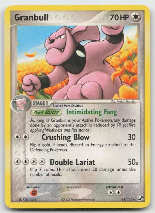 Granbull Uncommon Unseen Forces 39/115 LP