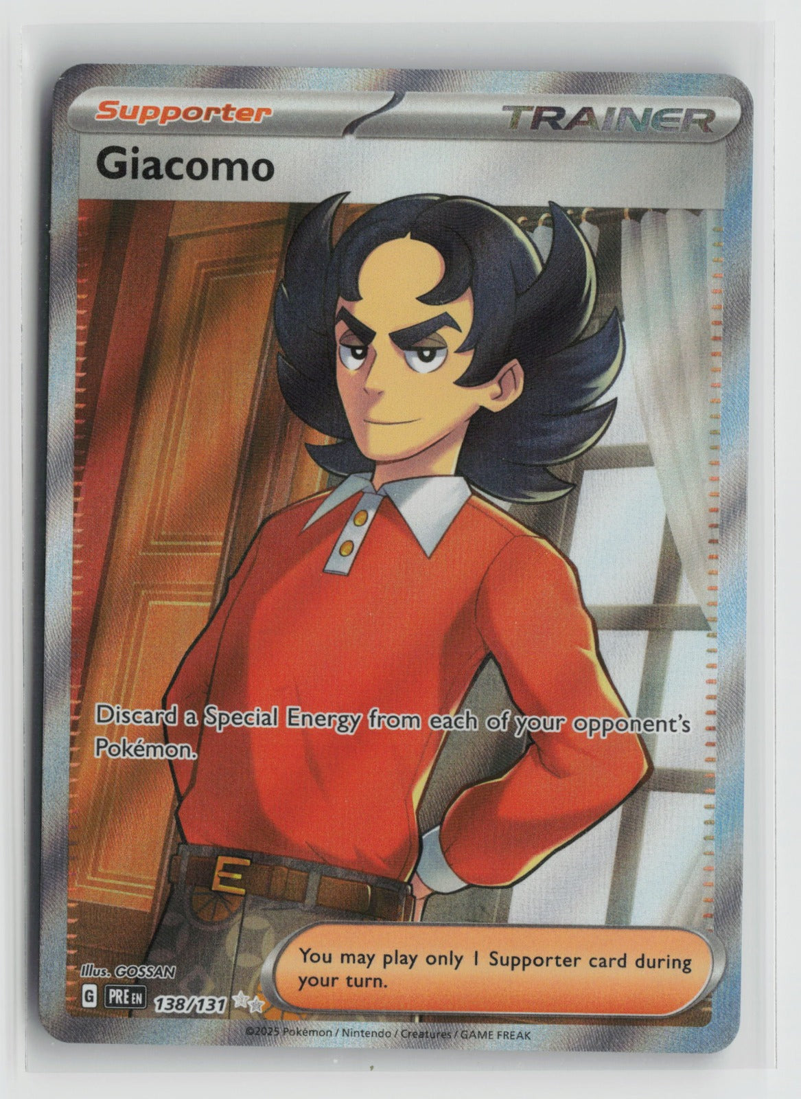 Giacomo Ultra Rare Holo PRE 138/131 NM