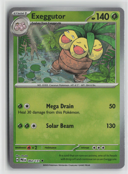 Exeggutor (Poke Ball Pattern) Uncommon Holo PRE 002/131 NM