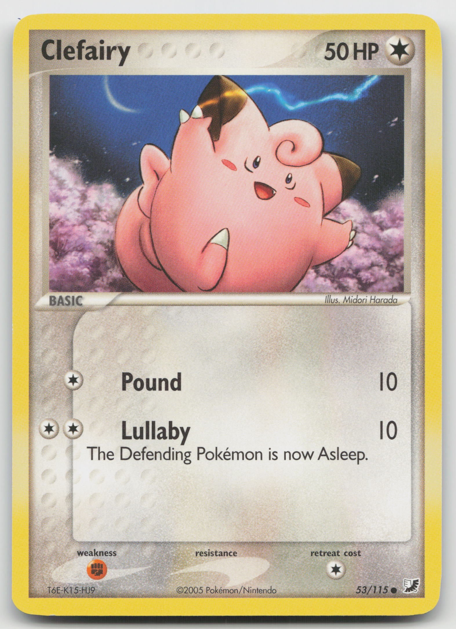 Clefairy Common Normal UF 53/115 LP