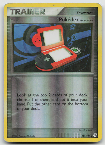 Pokedex (HANDY910is) Uncommon Reverse Holo DP 111/130 DMG