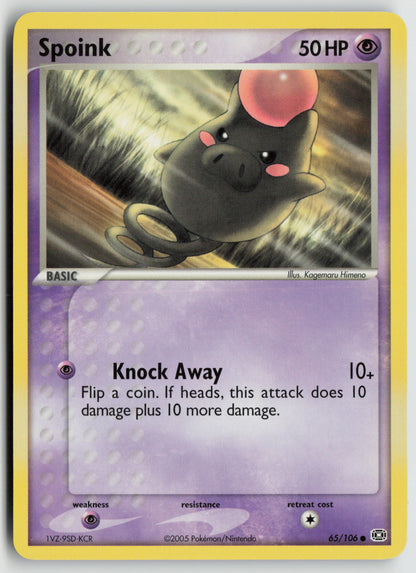 Spoink Common Emerald 65/106 NM