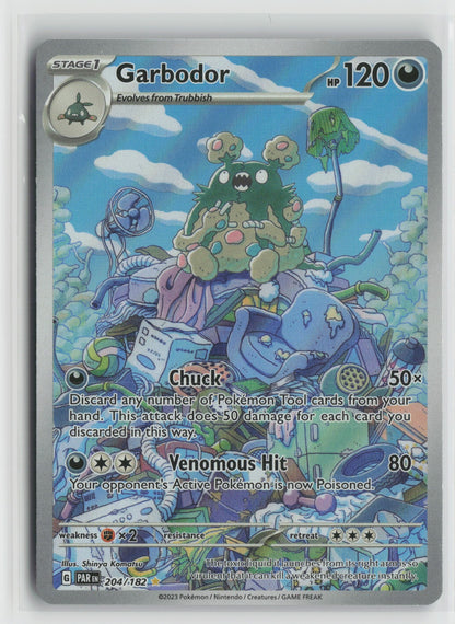 Garbodor - Illustration Rare Holo PAR 204/182 NM