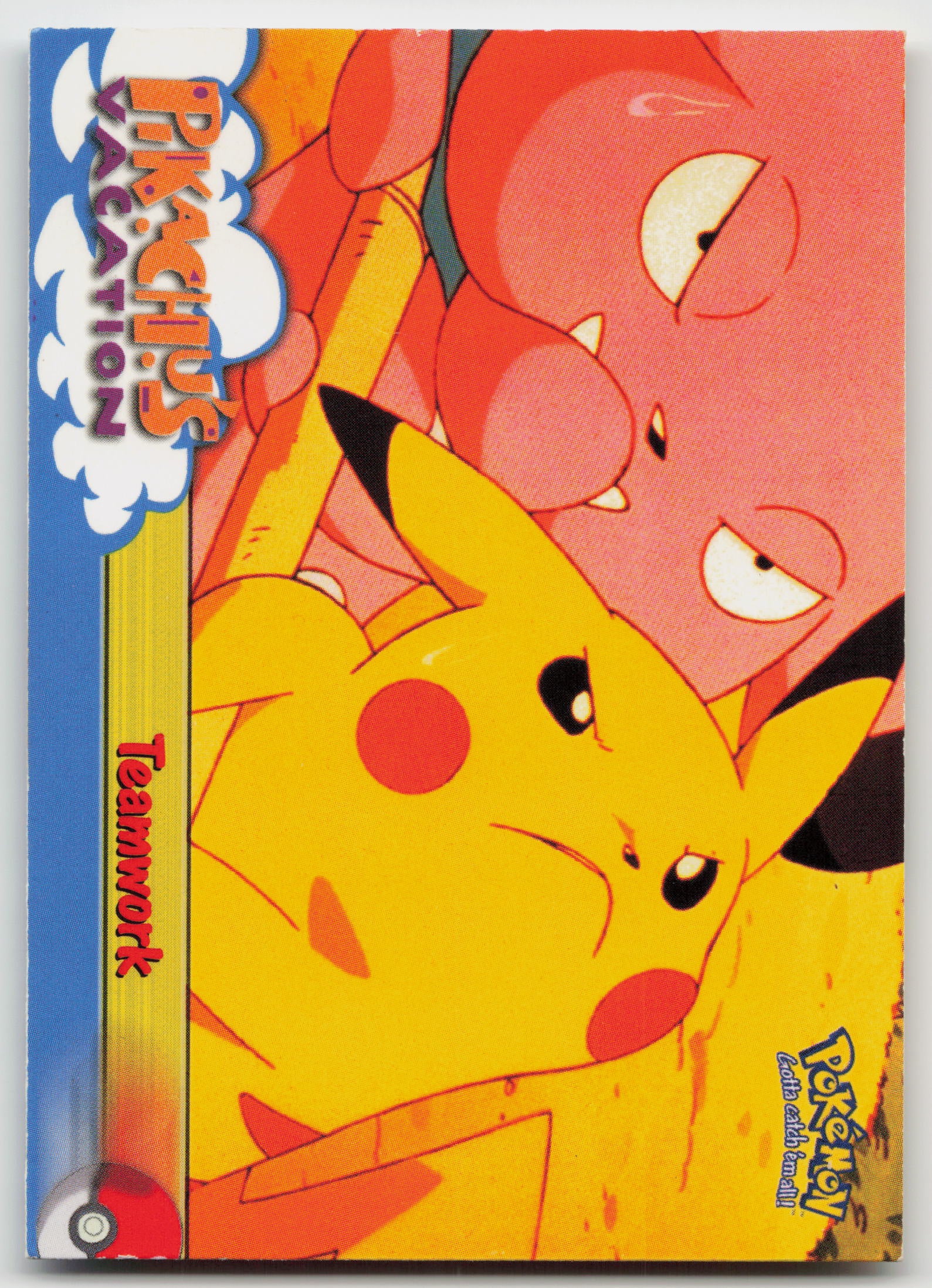 Teamwork #54 Pikachu's Vacation Topps Movie Animation Edition Non-Holo LP