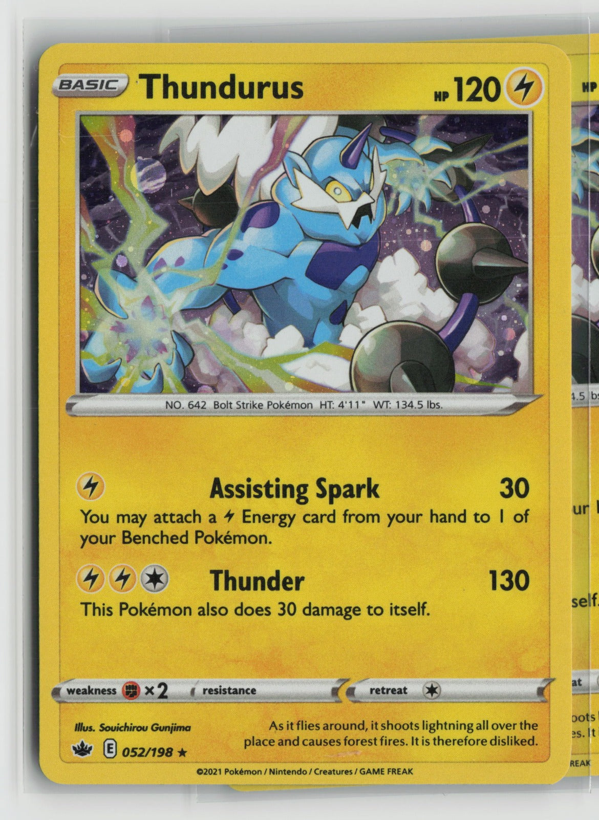 Thundurus - (Cosmos Holo) Promo Holo BLE 052/198 NM