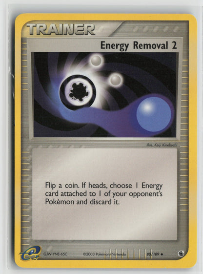 Energy Removal 2 Uncommon RS 80/109 LP