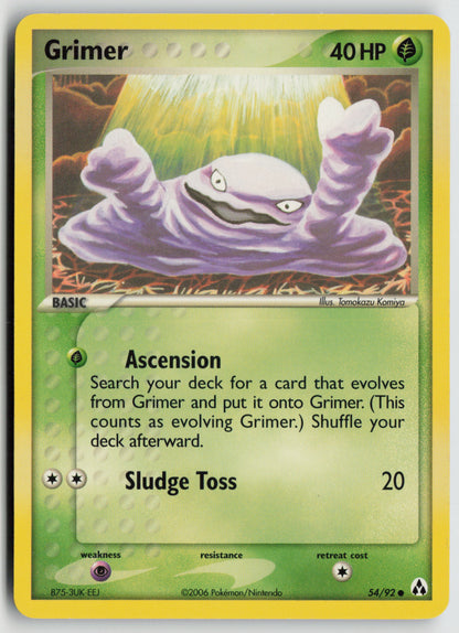 Grimer Common Legend Maker 54/92 NM