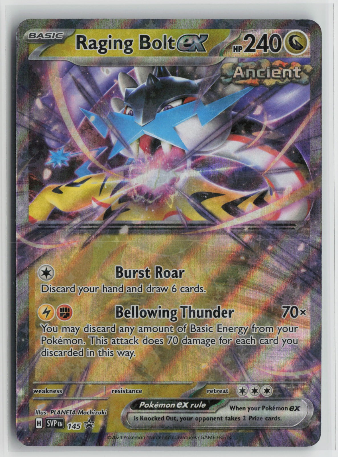 Raging Bolt ex - Promo Holo SVP 145 NM