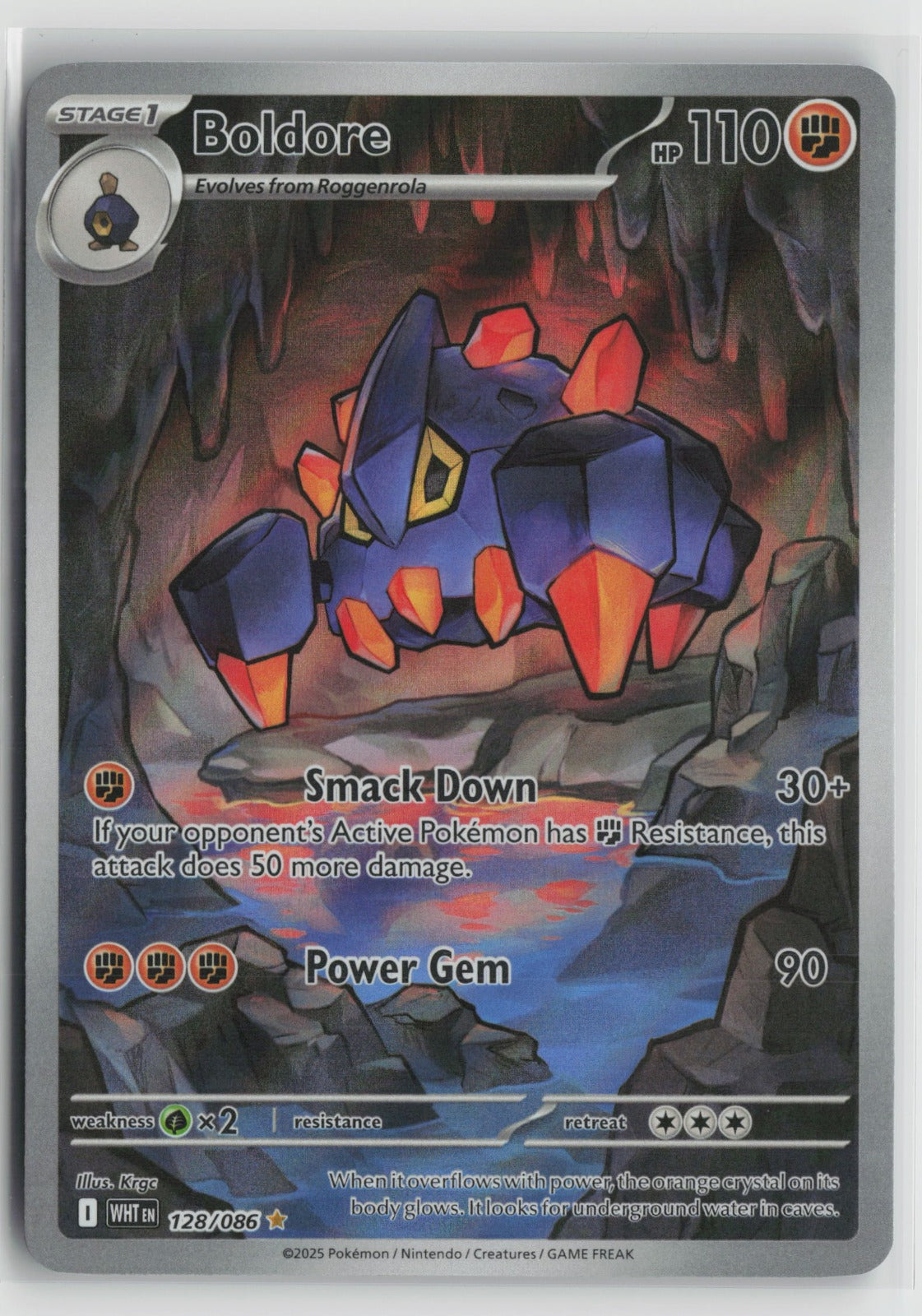 Boldore - Illustration Rare Holo WHT 128/086 NM
