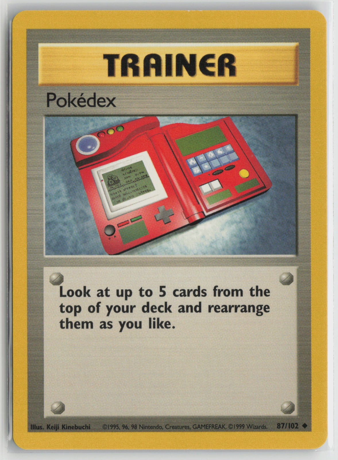 Pokedex Uncommon BS 087/102 NM