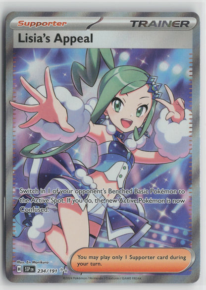 Lisia's Appeal - Ultra Rare Holo SSP 234/191 NM