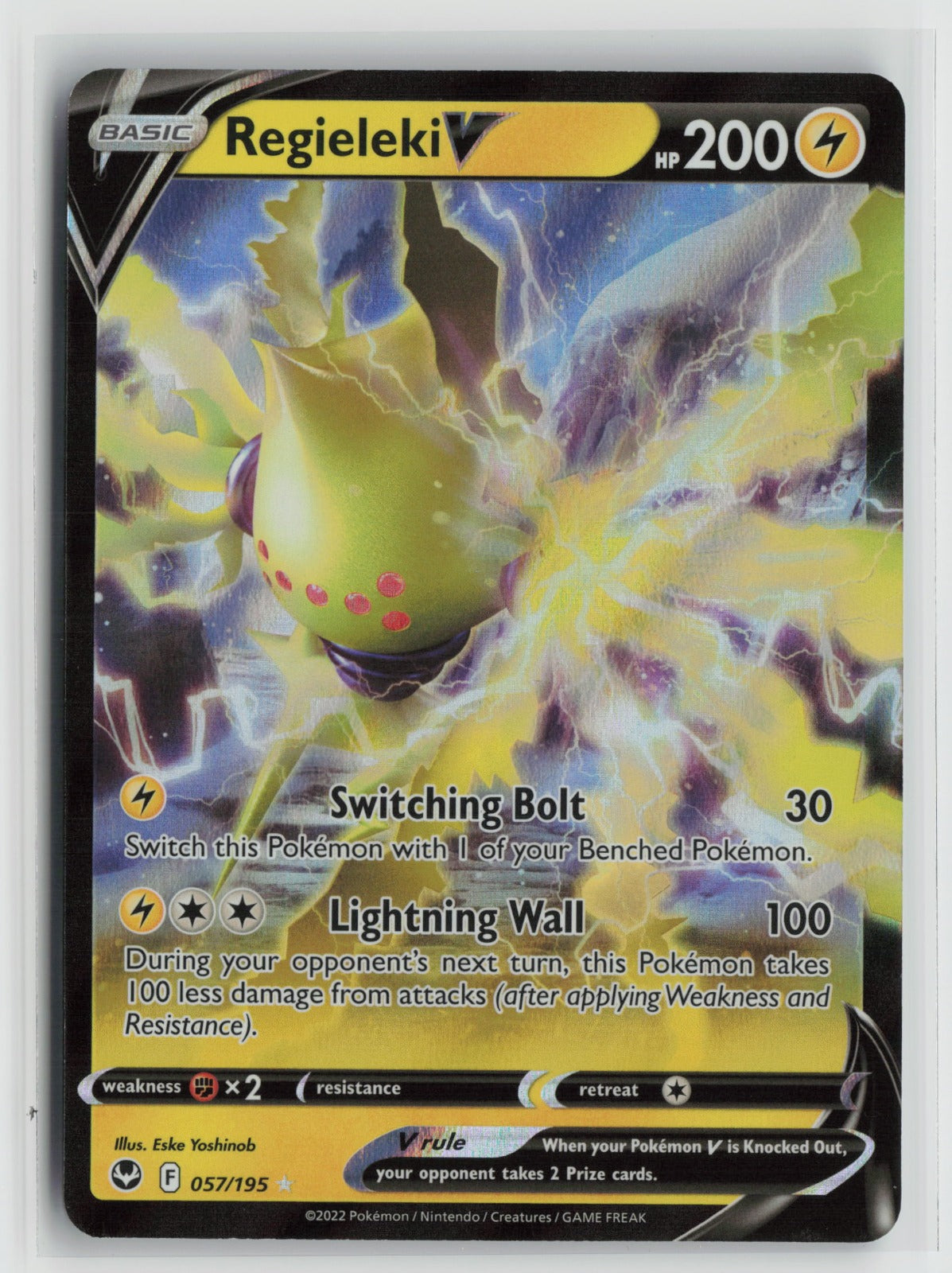 Regieleki V Ultra Rare Holo 057/195 NM