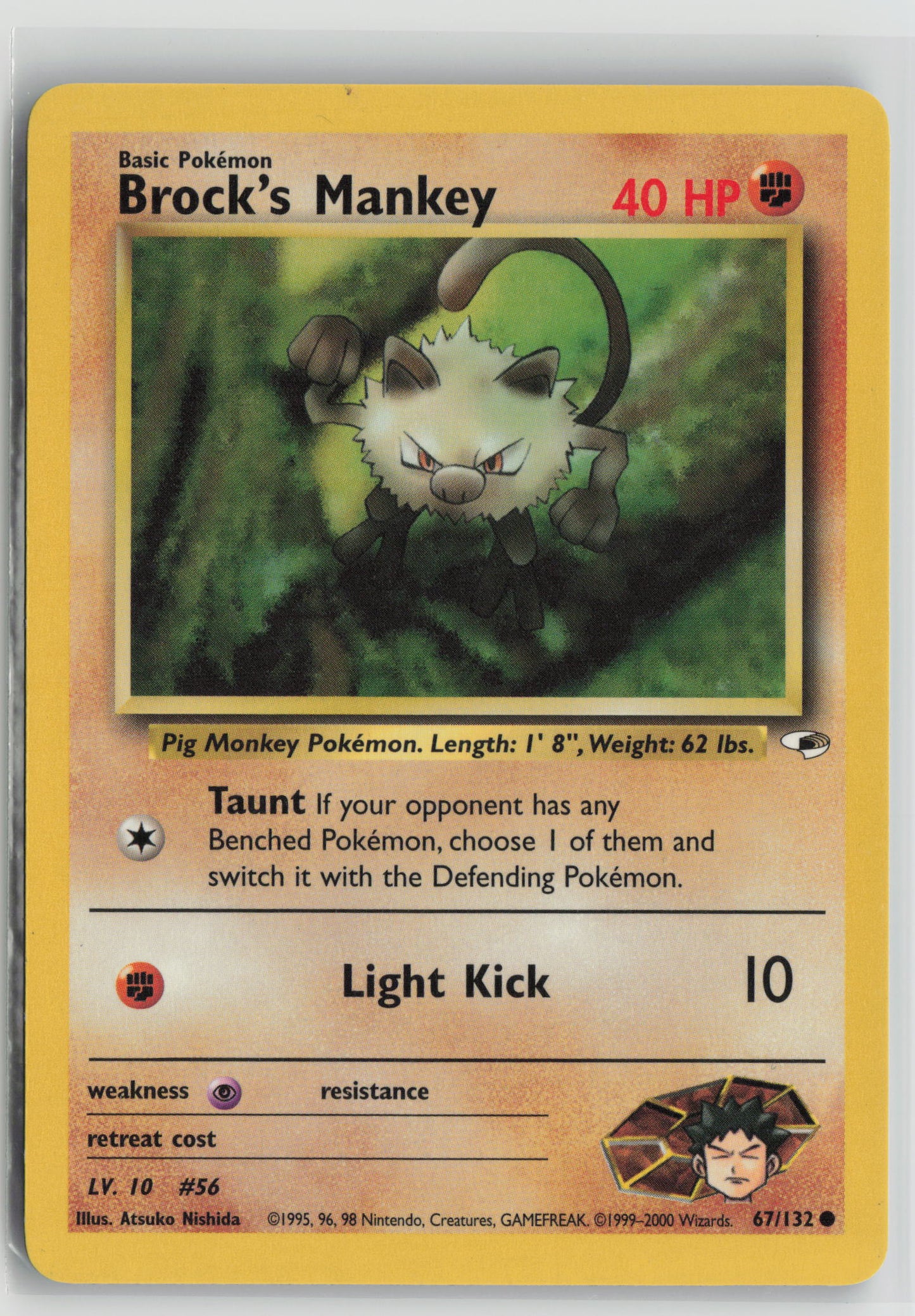 Brock's Mankey (67) Common Unlimited G1 067/132 LP