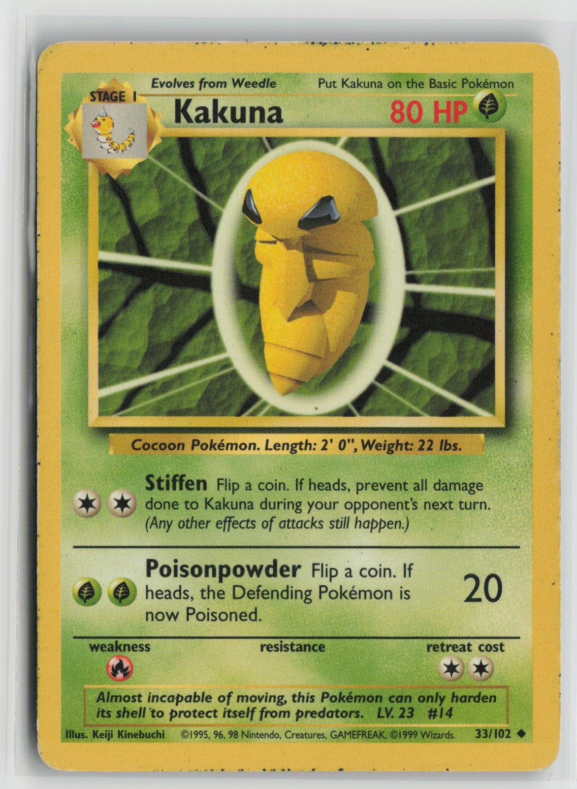 Kakuna Uncommon BS 033/102 DMG