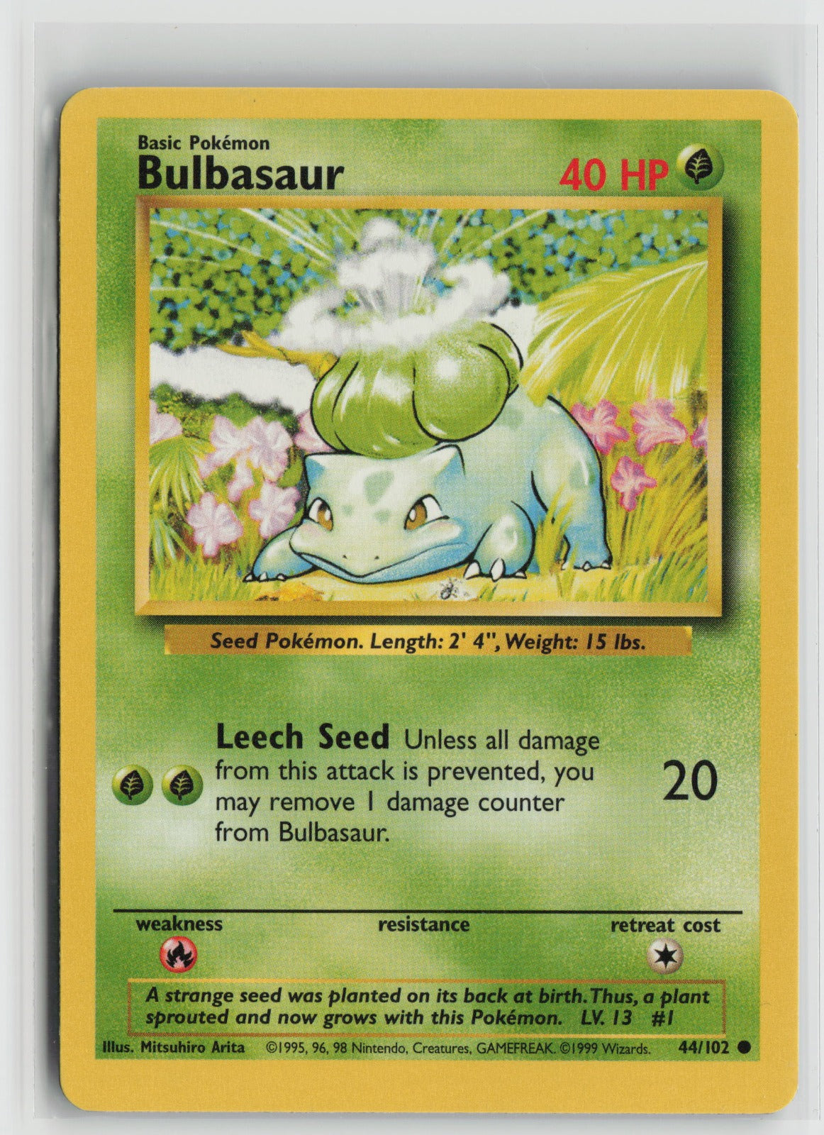 Bulbasaur Common BS 044/102 LP