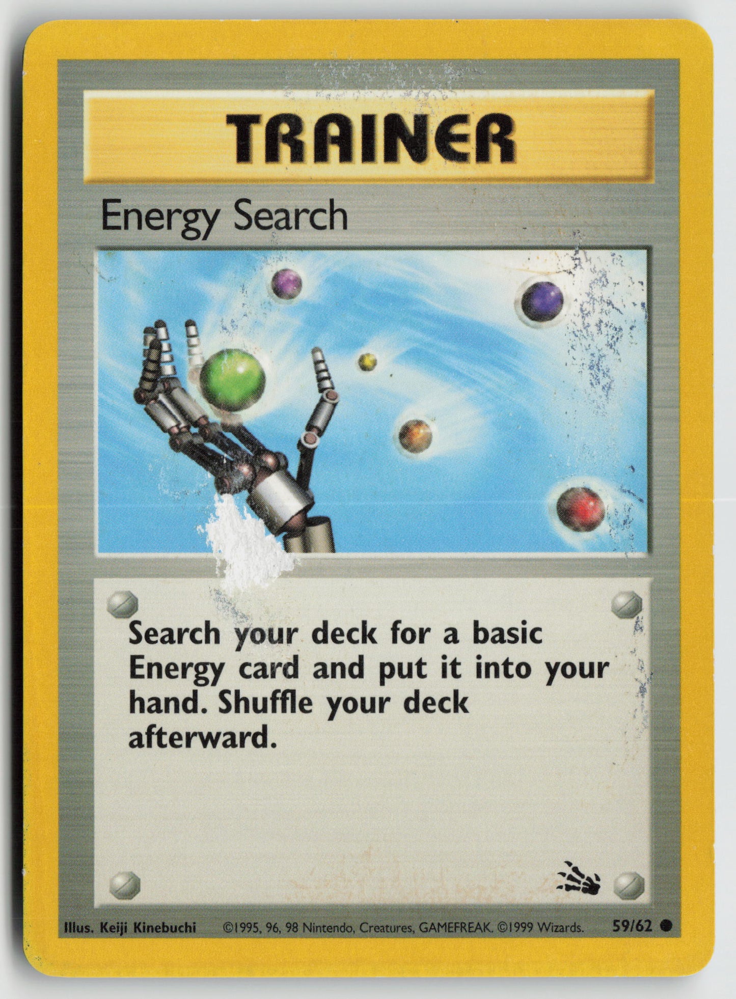 Energy Search Common Fossil 59/62 DMG
