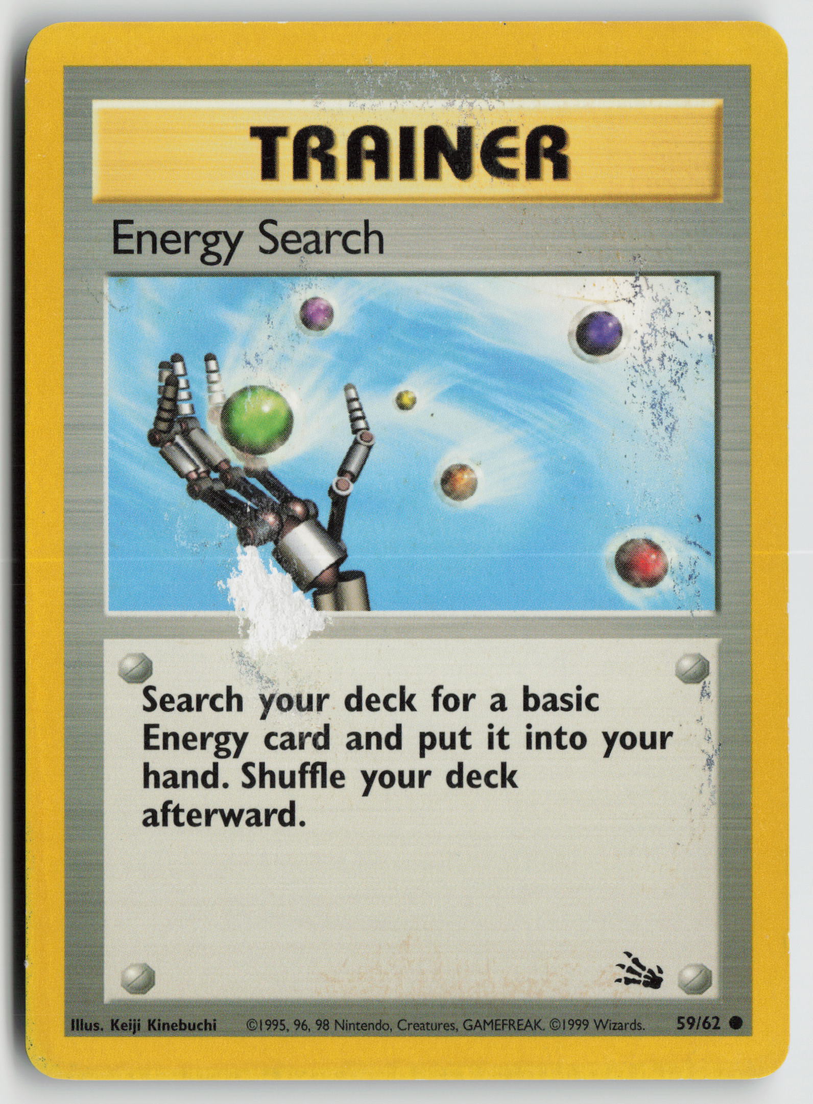 Energy Search Common Fossil 59/62 DMG