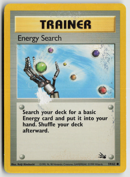 Energy Search Common Fossil 59/62 DMG