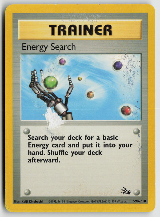 Energy Search Common Fossil 59/62 DMG