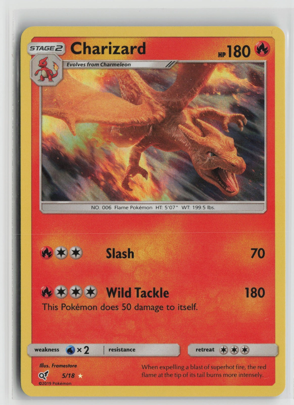 Charizard Holo Rare DEP 5/18 NM