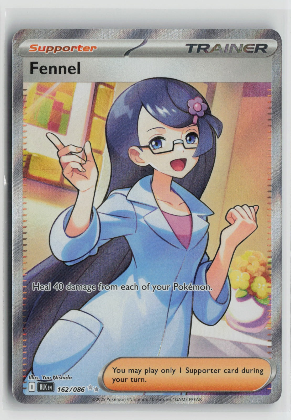 Fennel - Ultra Rare Holo BLK 162/086 NM