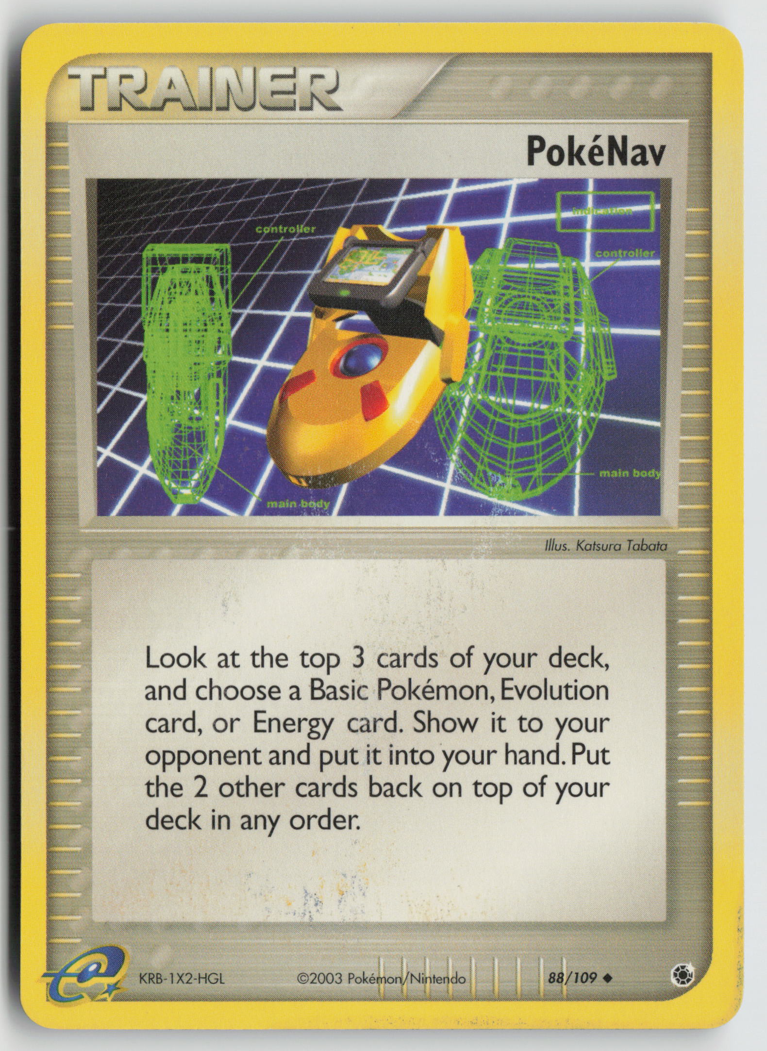 Pokenav Uncommon Ruby and Sapphire 88/109 DMG