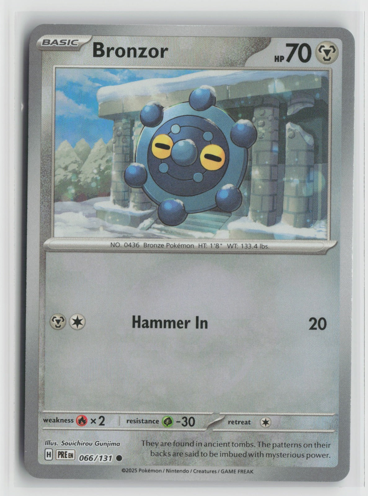 Bronzor (Poke Ball Pattern) Common Holo PRE 066/131 NM
