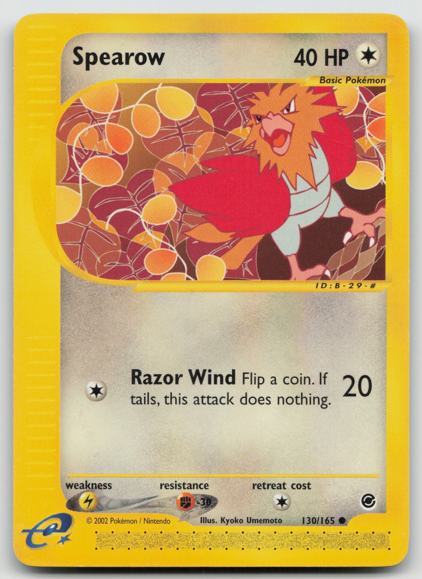 Spearow Common Normal EX 130/165 HP