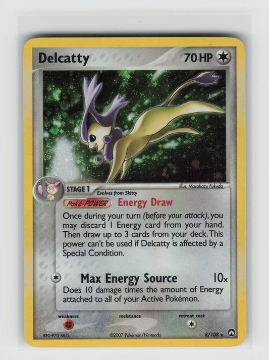 Delcatty Holo Rare Power Keepers 8/108 NM