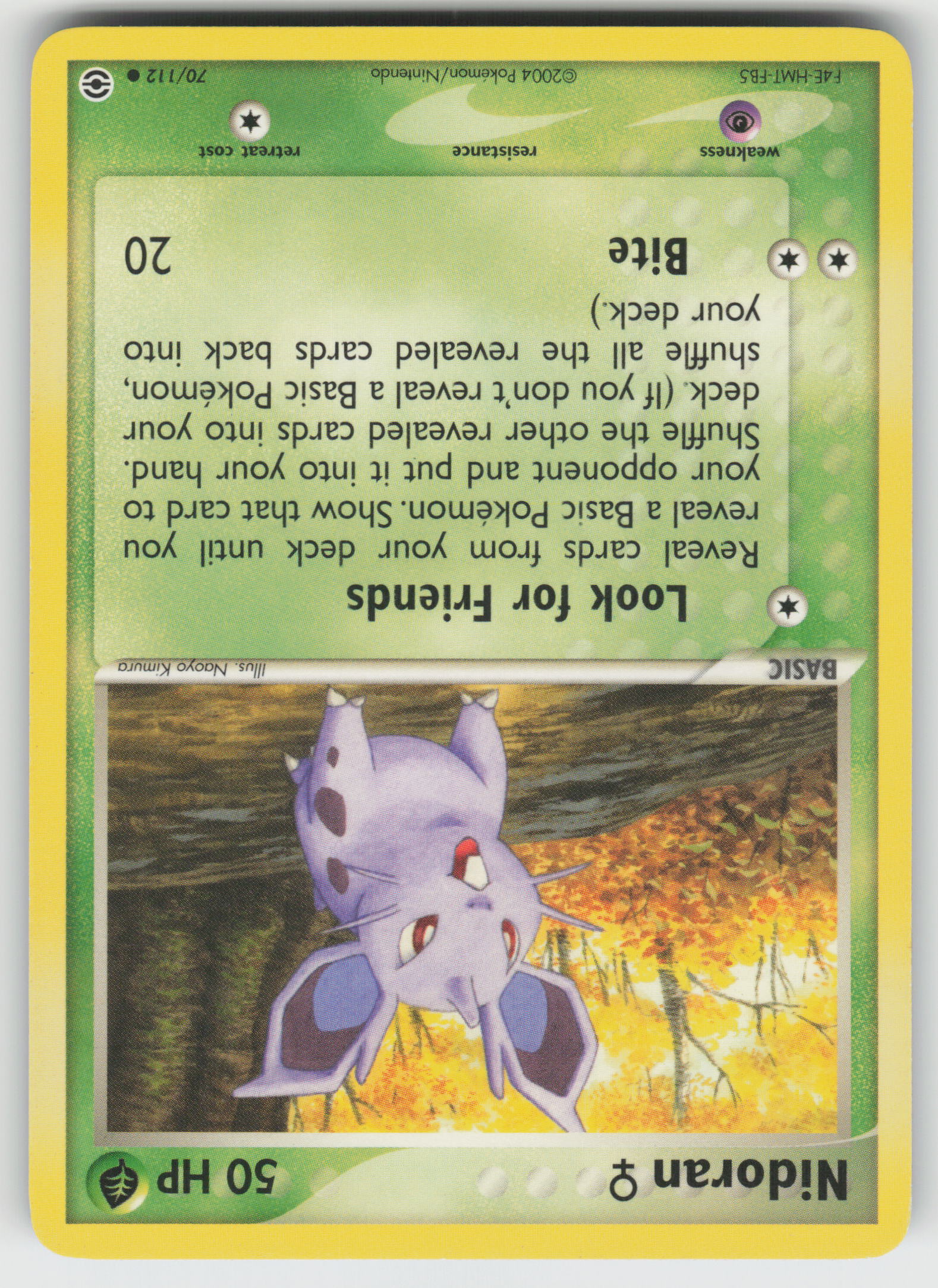 Nidoran F Common FireRed & LeafGreen 70/112 LP
