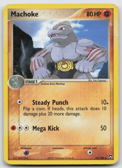Machoke Uncommon Normal PK 33/108 HP