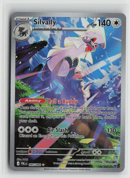 Silvally Illustration Rare Holo PBL 095/084 NM