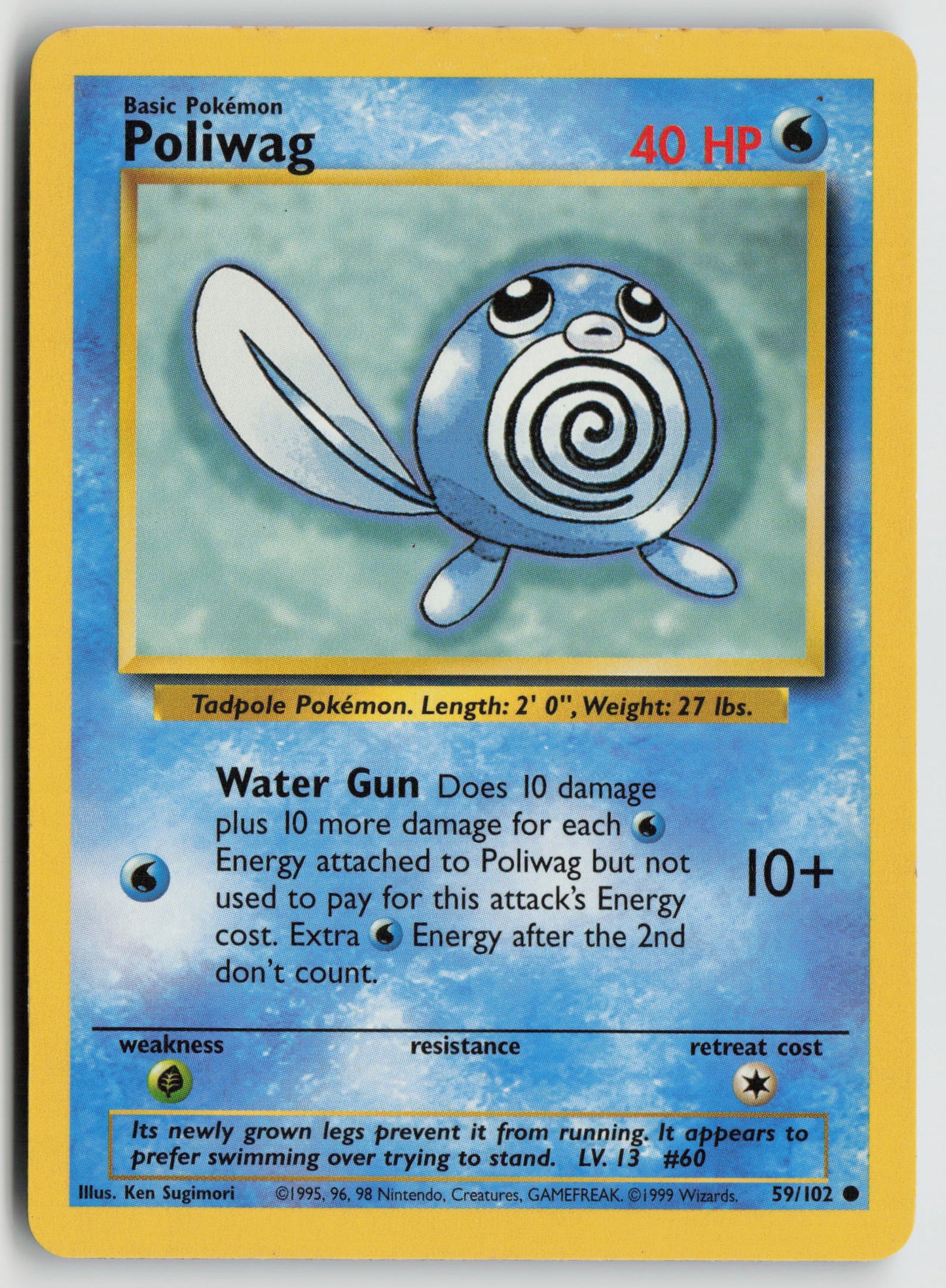 Poliwag Common Base Set 059/102 MP