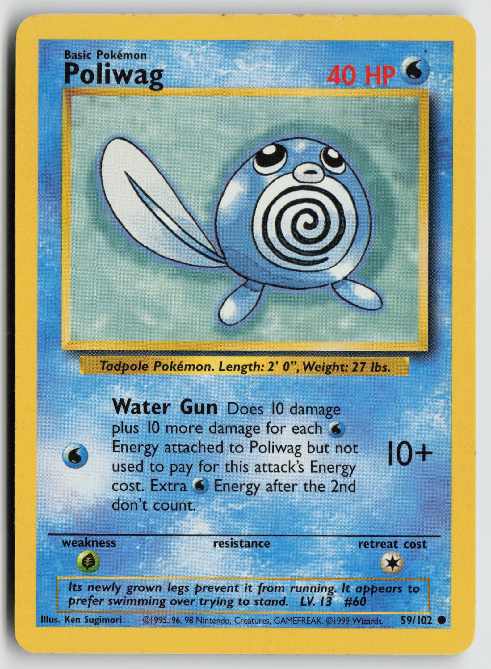 Poliwag Common Base Set 059/102 MP