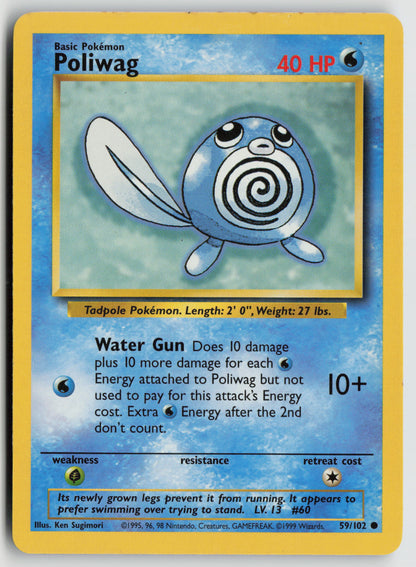 Poliwag Common Base Set 059/102 MP
