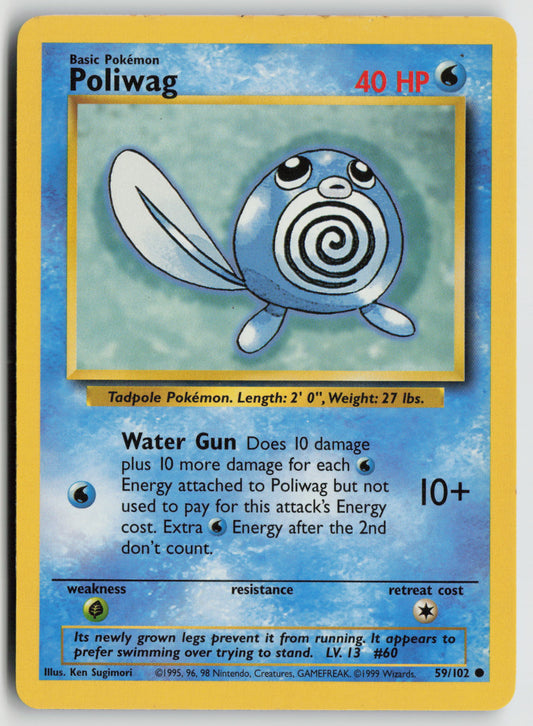 Poliwag Common Base Set 059/102 MP