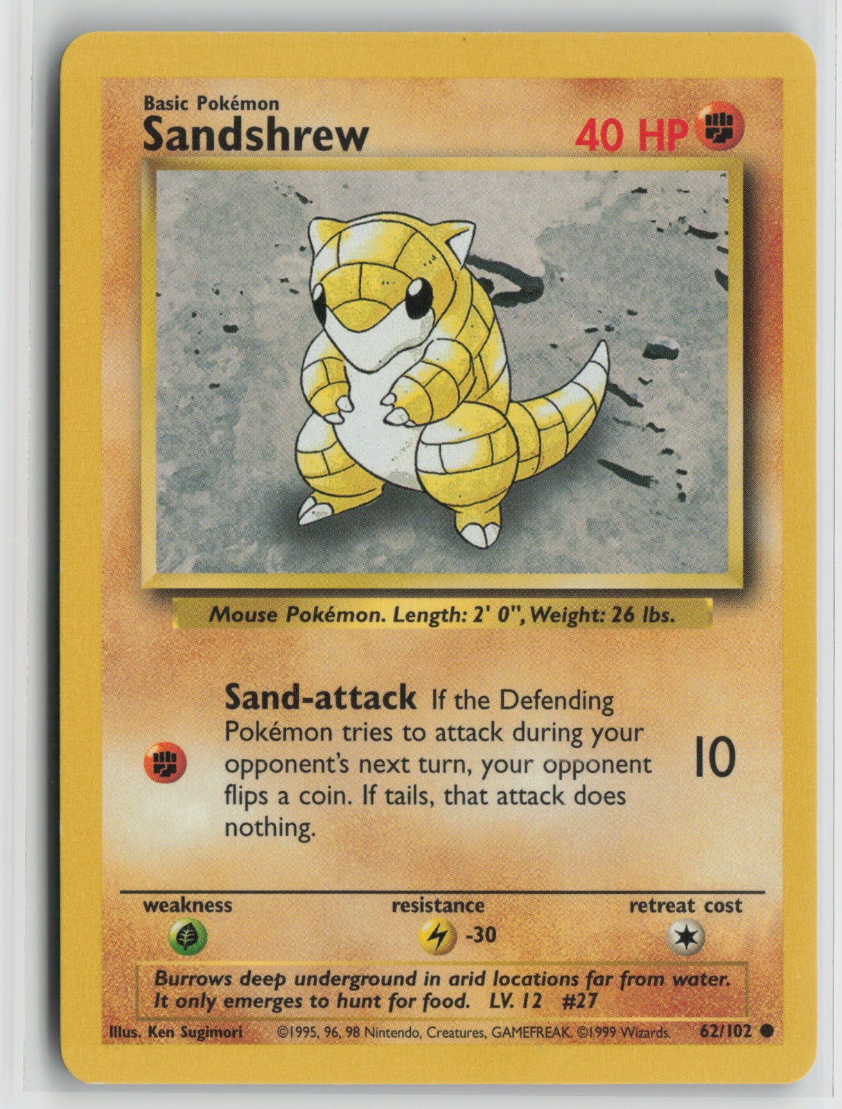 Sandshrew Common BS 062/102 LP