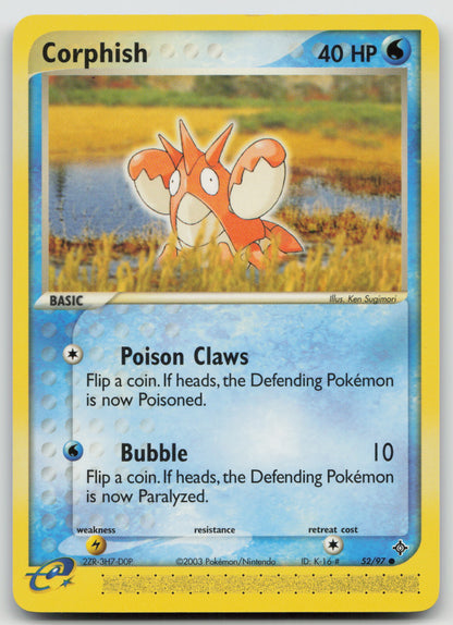 Corphish Common Normal DR 52/97 NM
