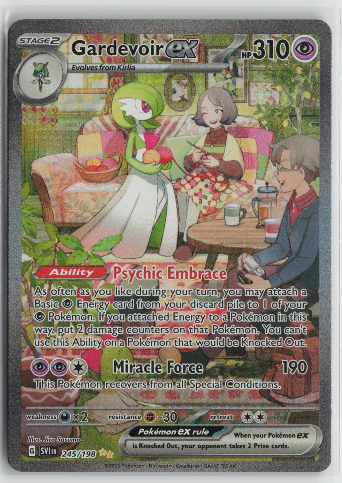 Gardevoir ex Special Illustration Rare Holo SVI 245/198 NM