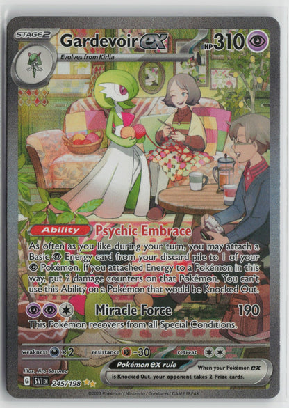 Gardevoir ex Special Illustration Rare Holo SVI 245/198 NM