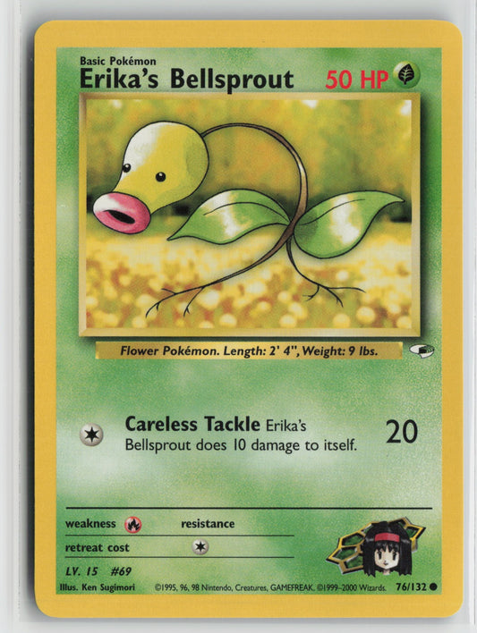 Erika's Bellsprout (76) Common Unlimited G1 076/132 NM
